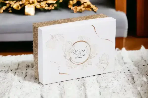 Linen Box With Prints